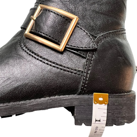 Jimmy Choo Yule Biker Leather Moto Boots size 5.5 Made in Italy - Picture 14 of 15